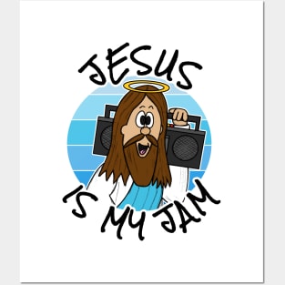 Jesus Is My Jam Christian Musician Funny Posters and Art